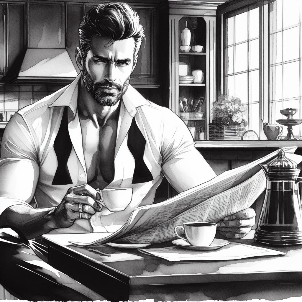 Having breakfast after a long night