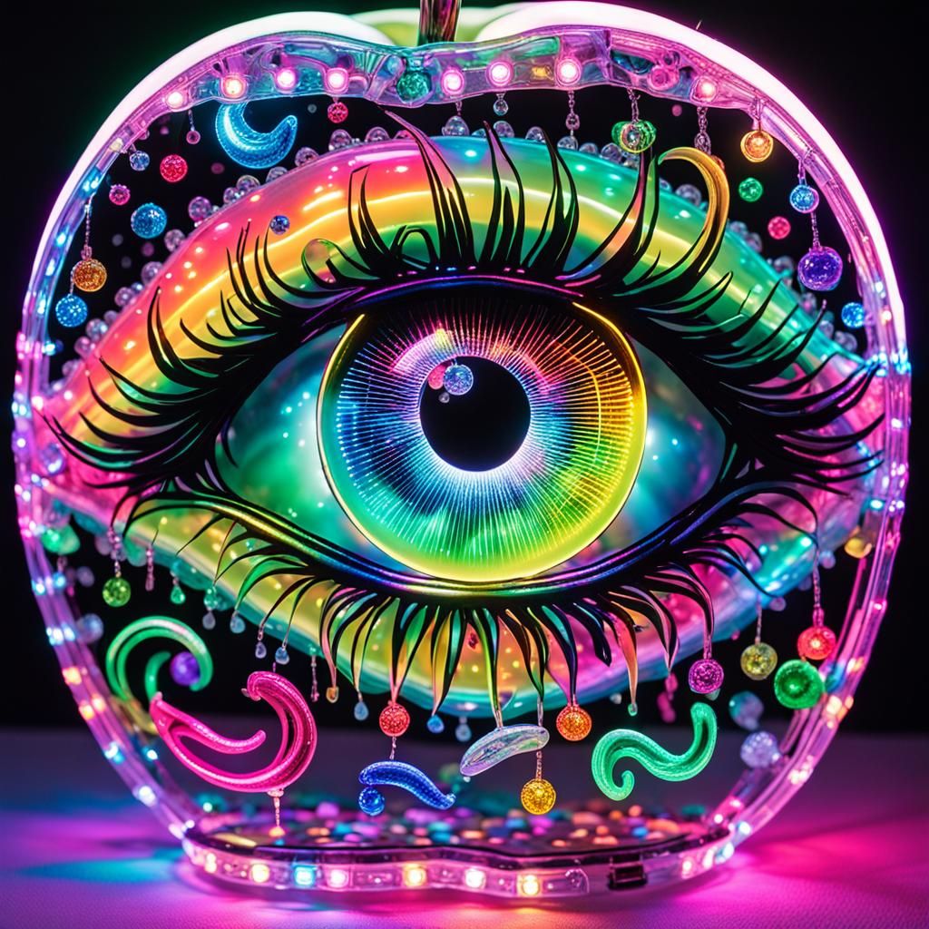 Apple of your crazy eye - AI Generated Artwork - NightCafe Creator