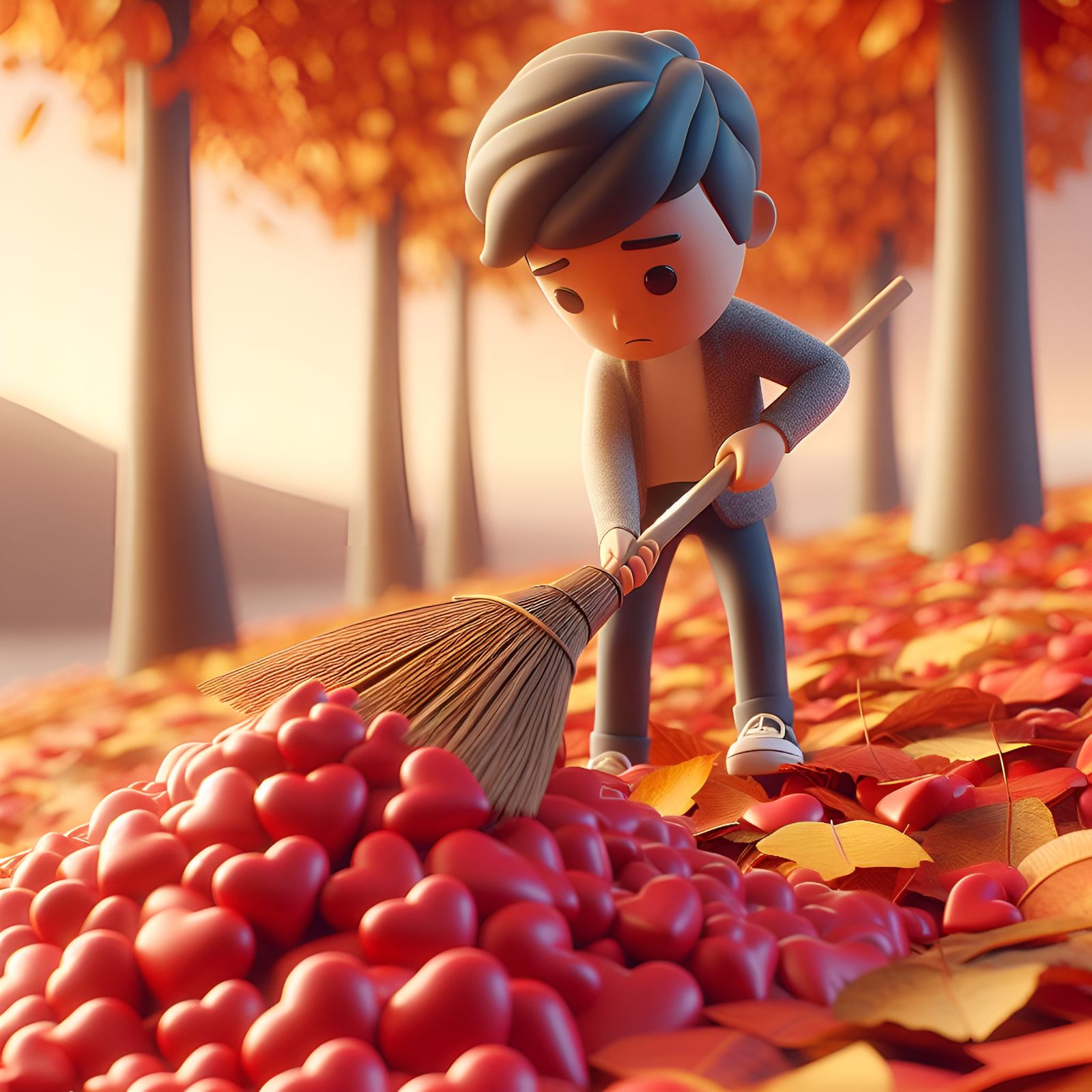 Don't rake my heart.