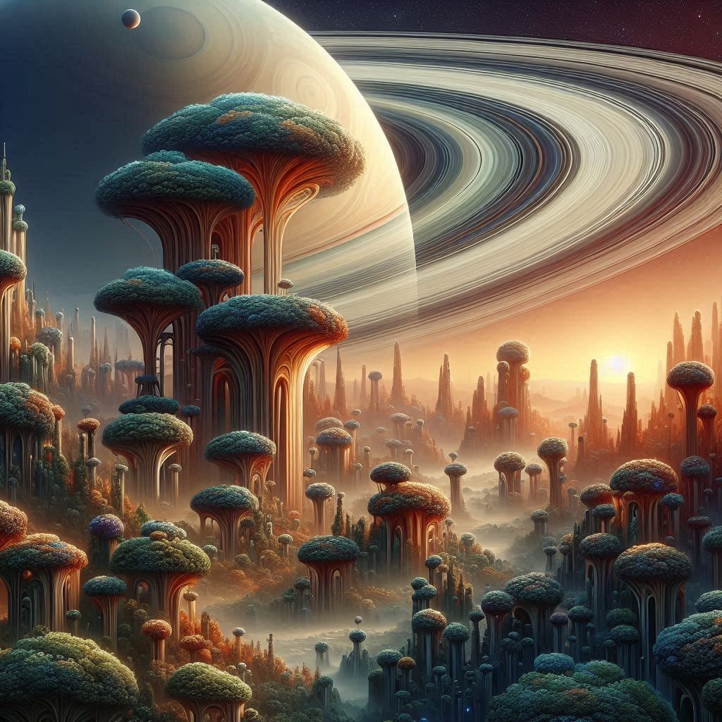 Alien Forest  by @Tyrion-Mioki