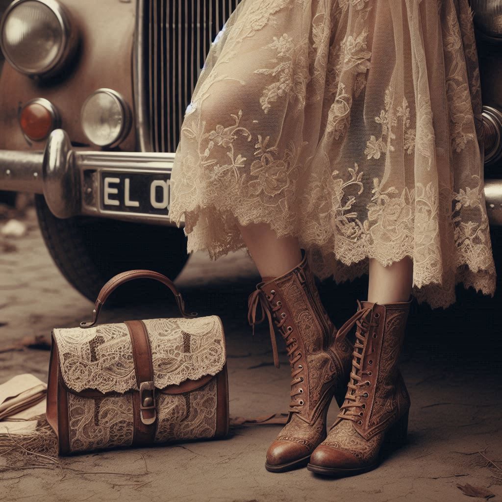 Vintage lace fashion