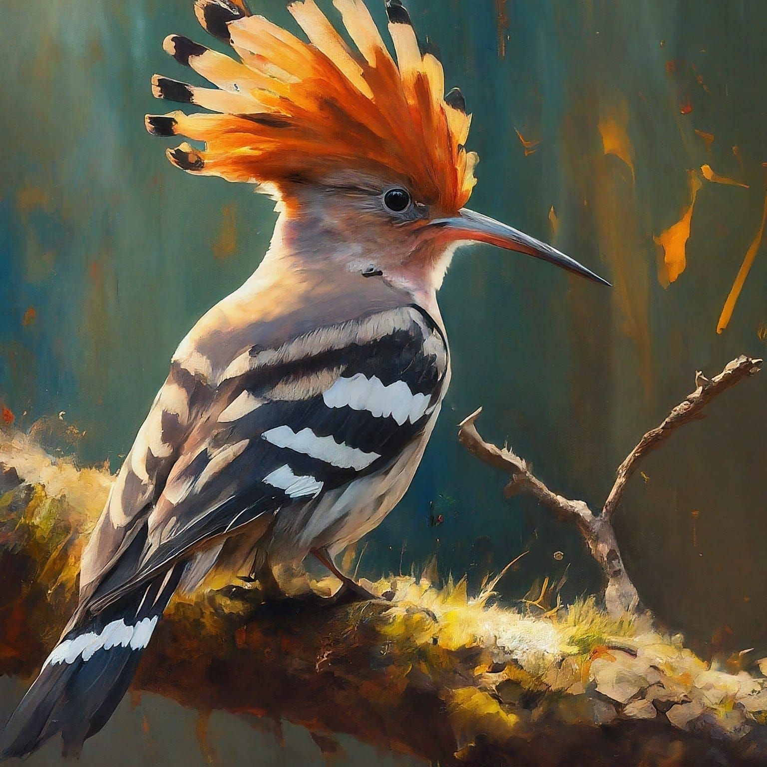 Hoopoe Portrait