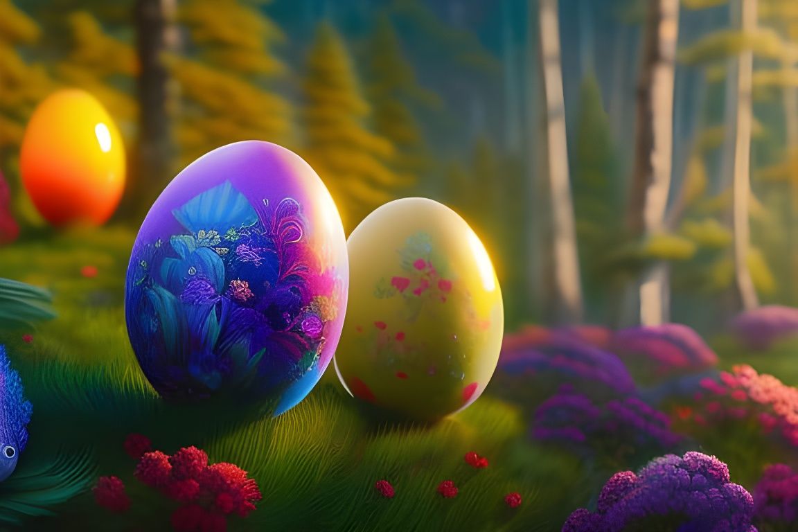 Decorated Eggs  by @Victoria Jensen