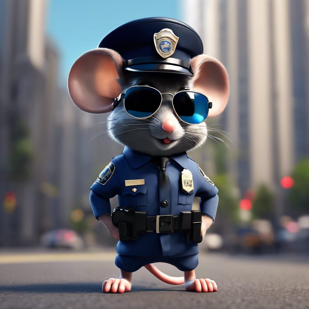 MOUSE. / POLICE OFFICIER.
