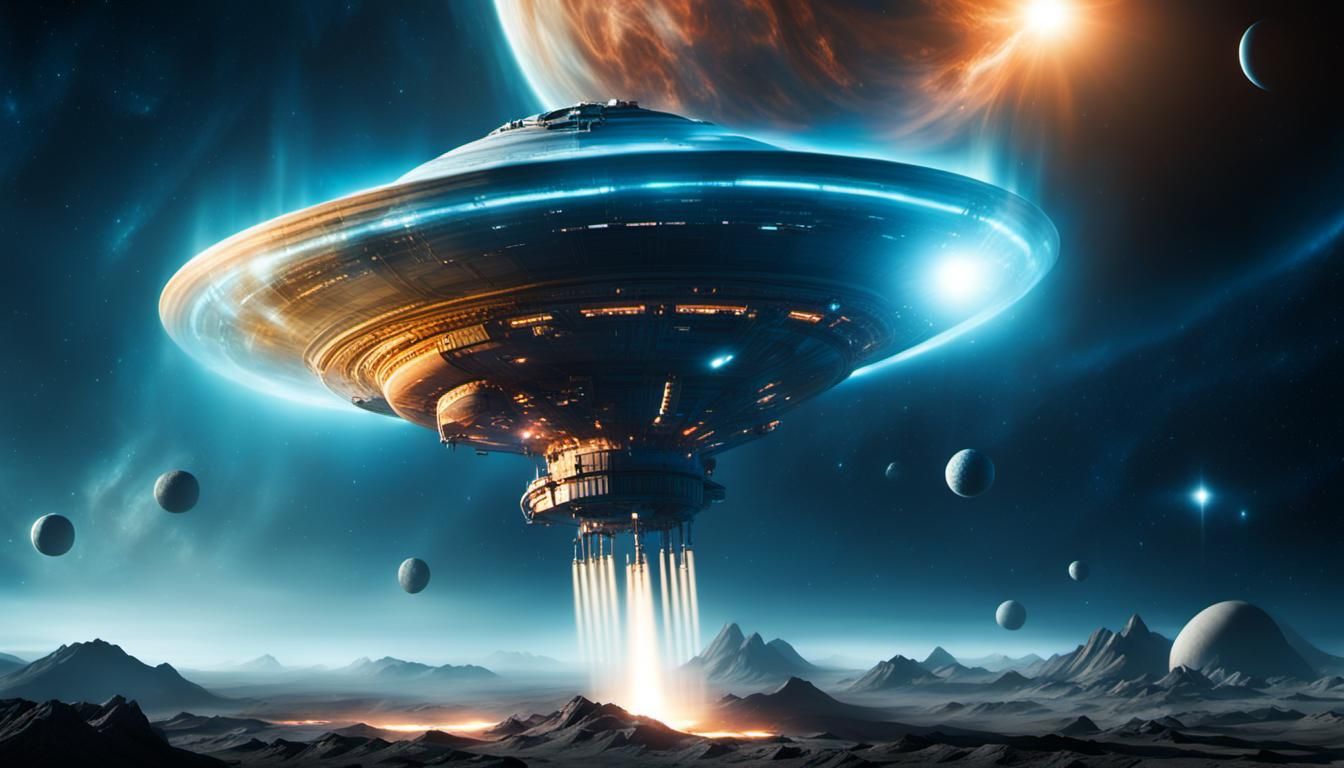 advanced magical extraterrestrial alien probe traveling the ...