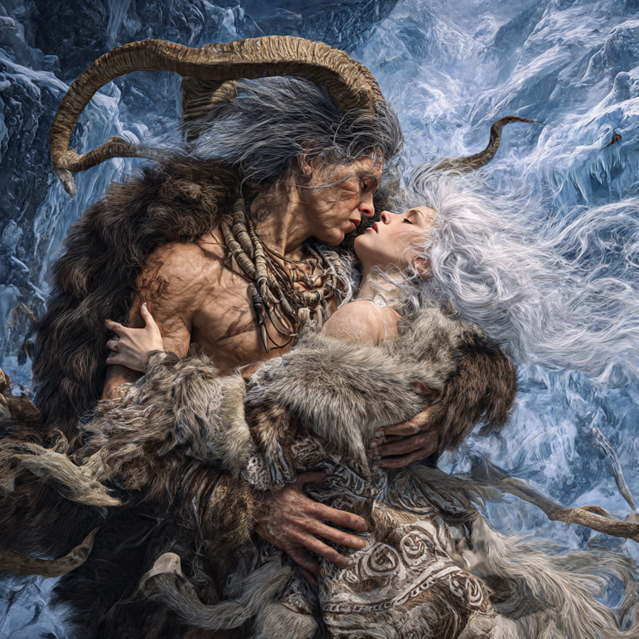 lovely kiss of eternal love