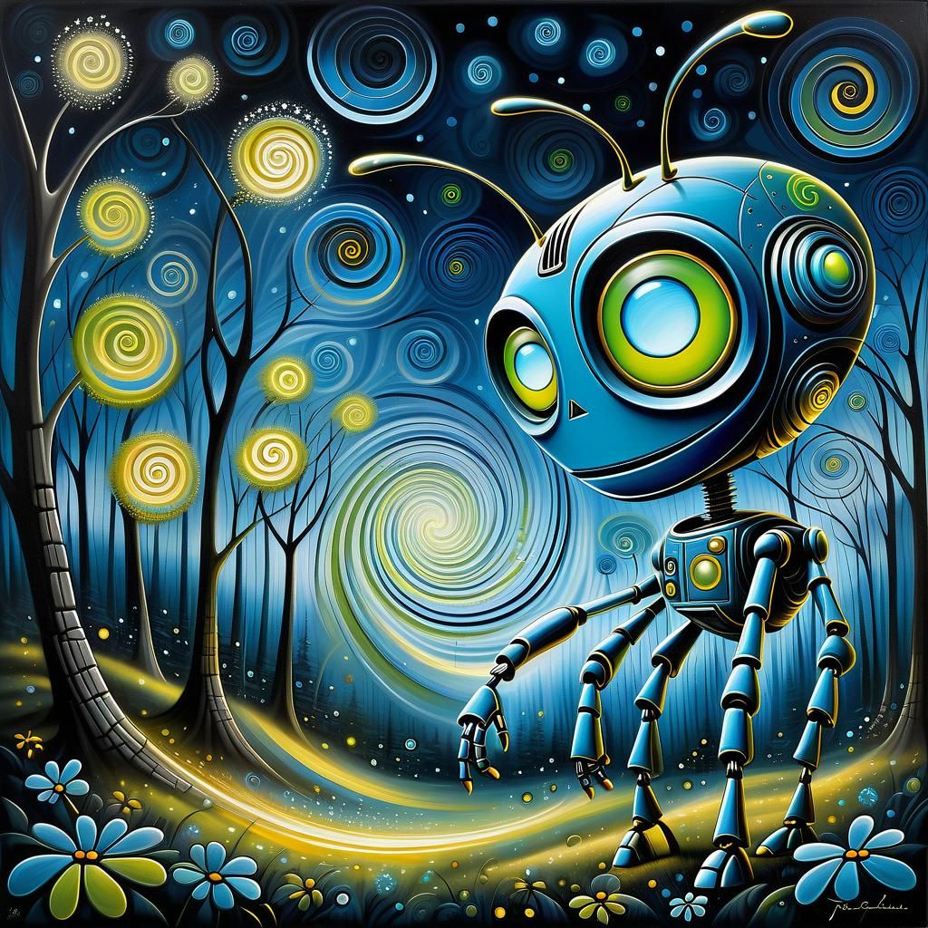 Robot and the Fireflies 7