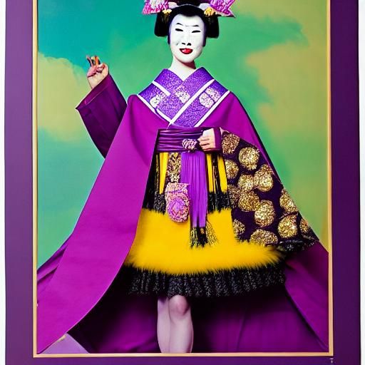 Drag Geisha - AI Generated Artwork - NightCafe Creator