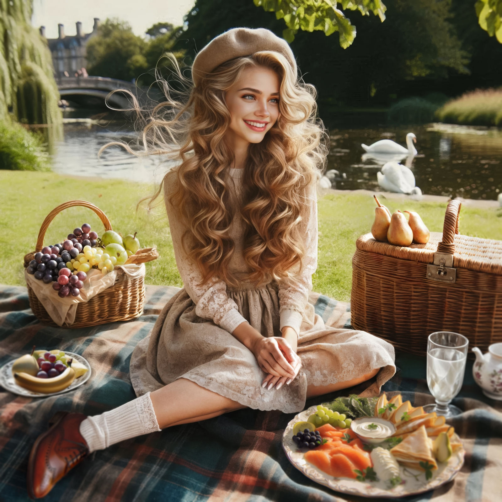 Picnic in English Garden 🥞🥬