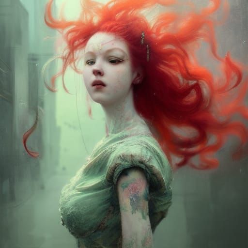 Red is the color that everyone sees all around me.