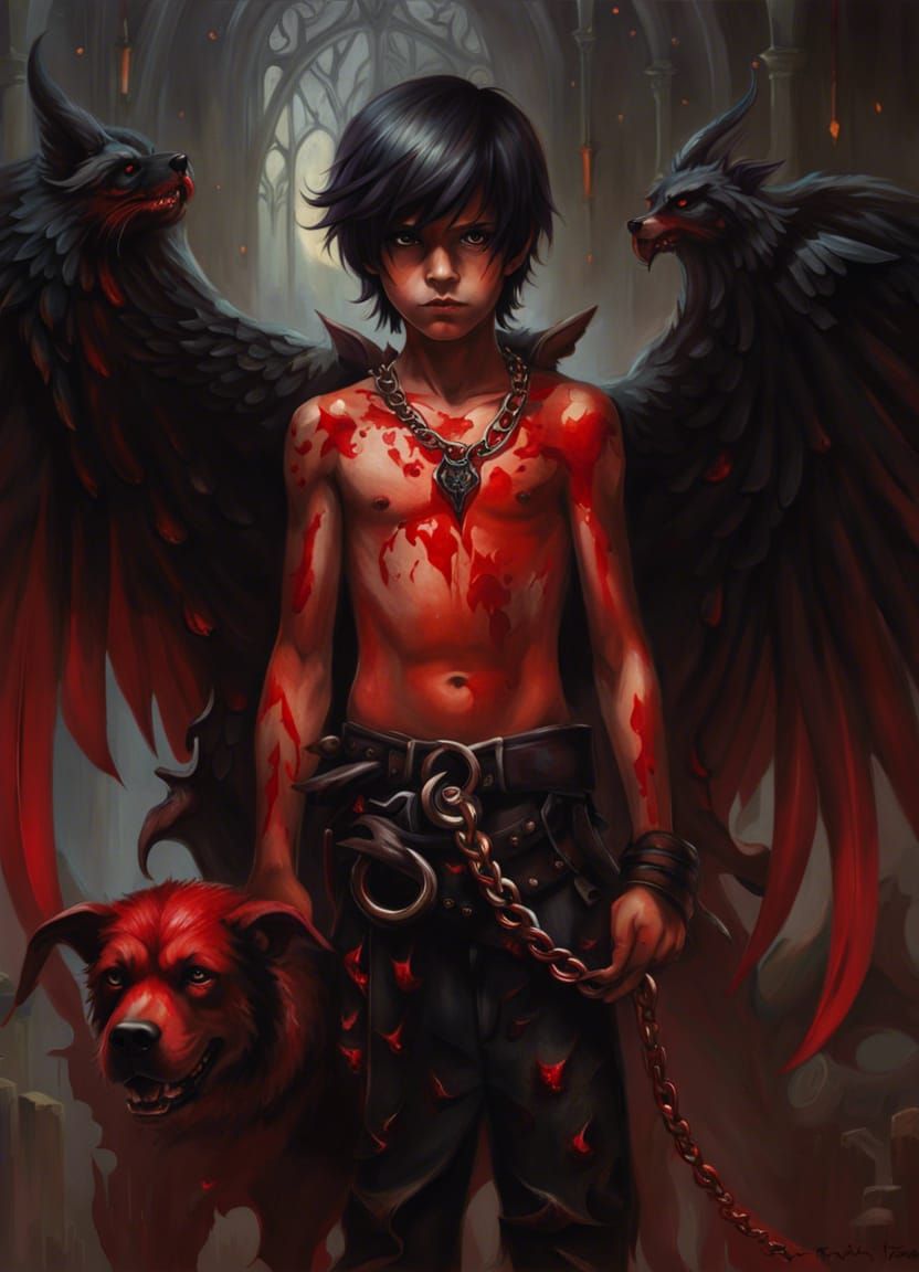 The prince of hell ai generated artwork nightcafe creator