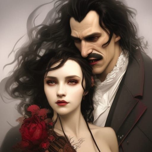 Dracula's family - AI Generated Artwork - NightCafe Creator