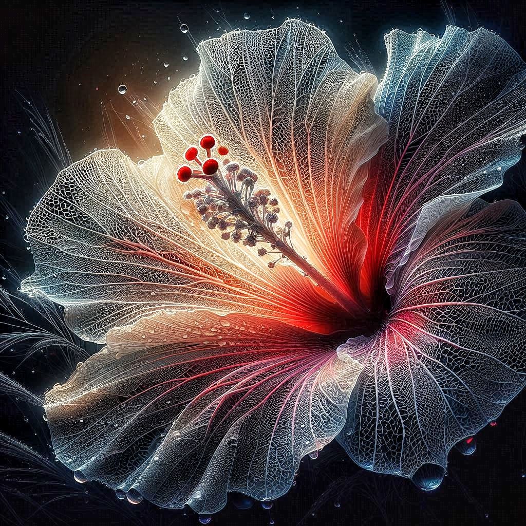 Ethereal hibiscus