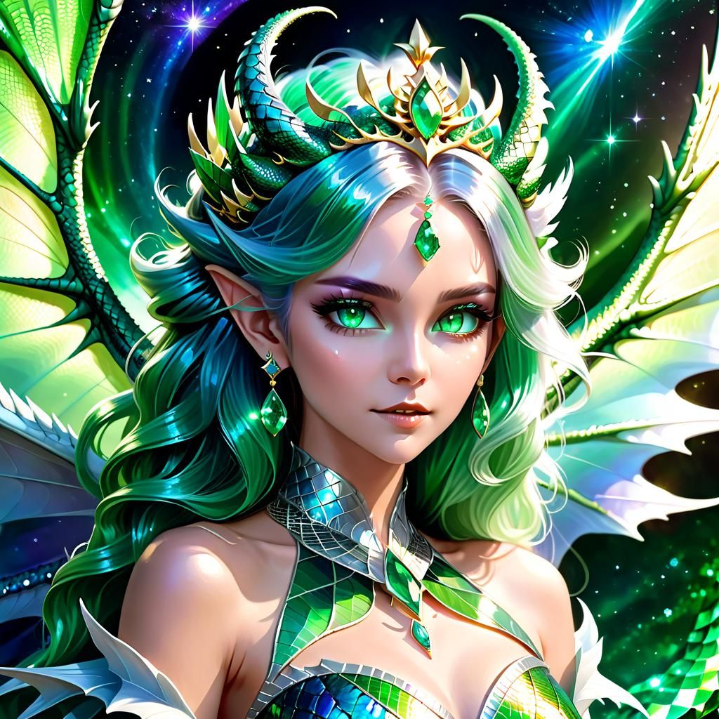 Beautiful Dragon Queen - AI Generated Artwork - NightCafe Creator