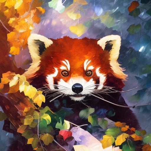 red panda - AI Generated Artwork - NightCafe Creator