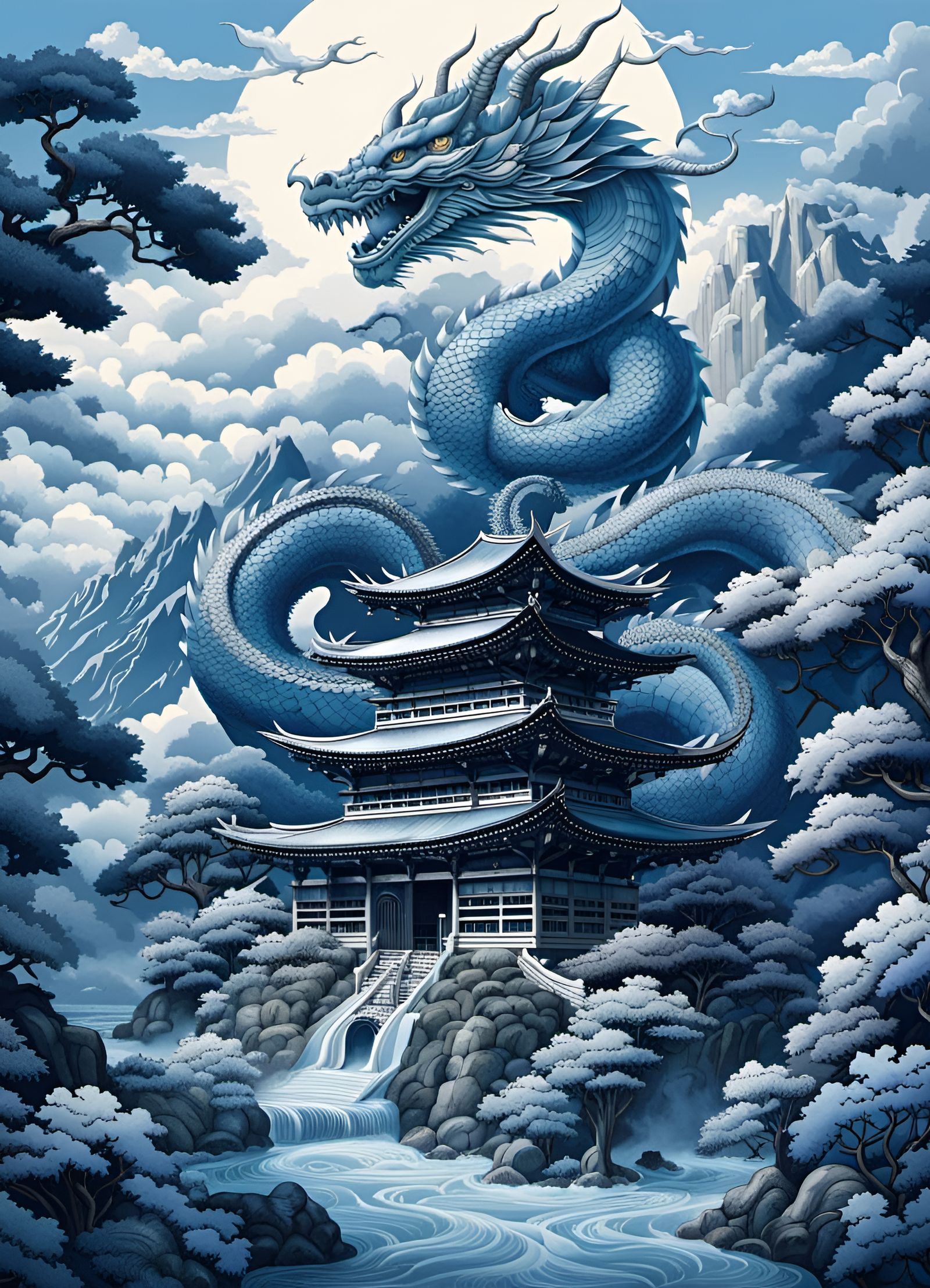 Shrine of Blue 2   by @CCB