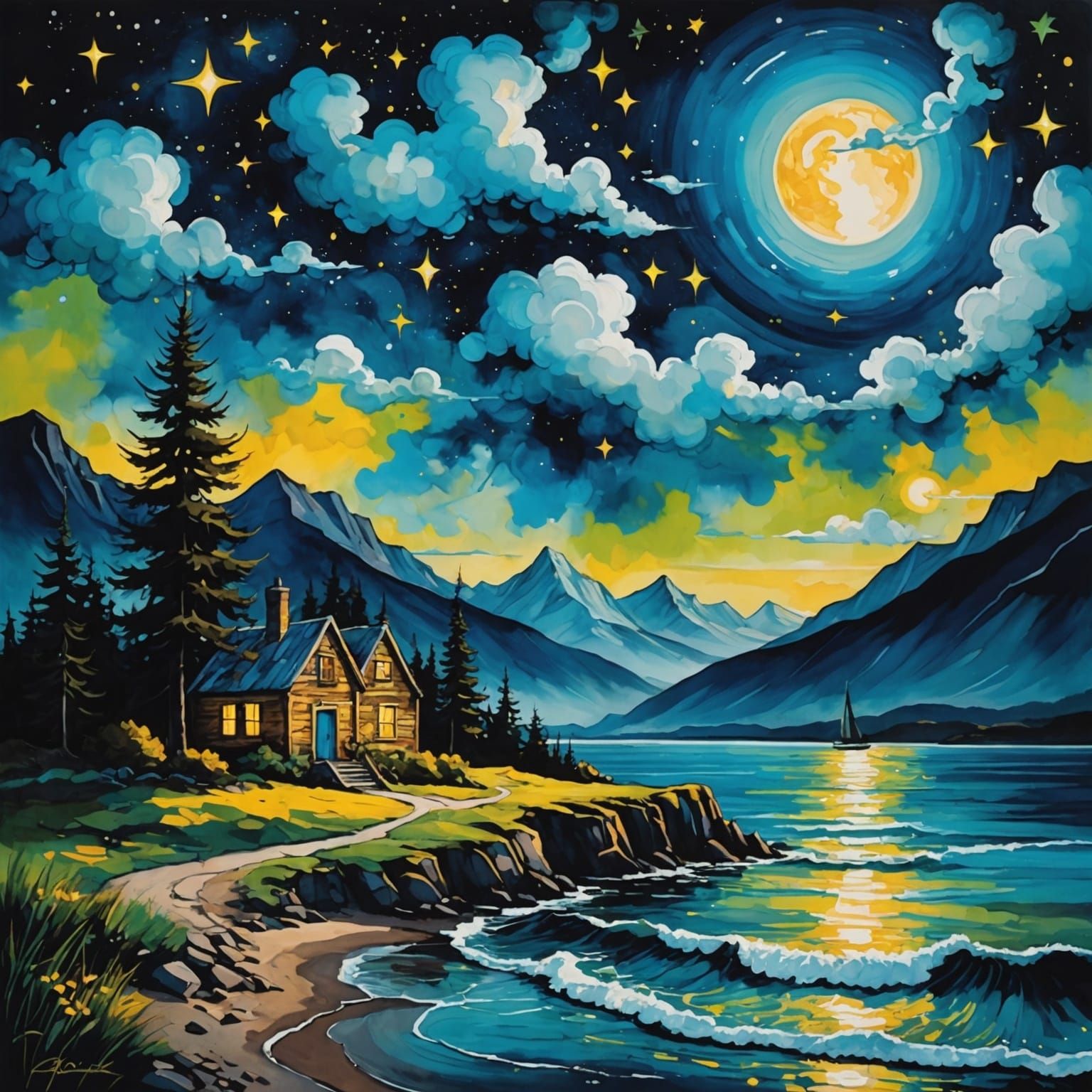 Vast Seaside Landscape