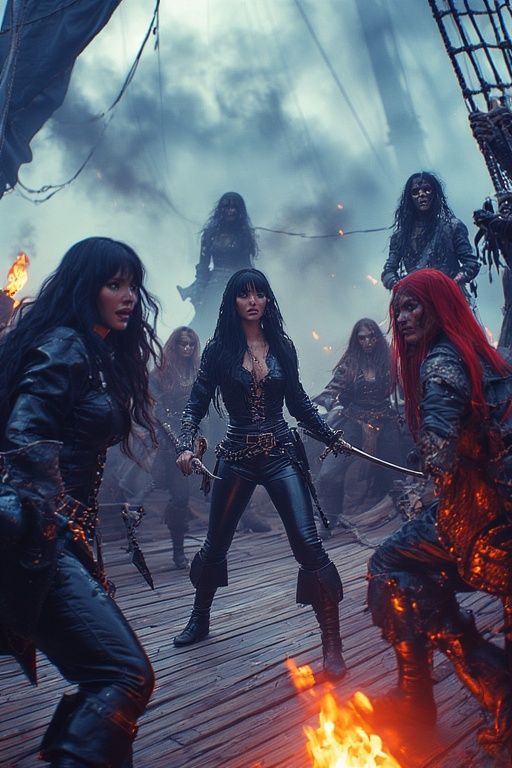 Pirates - ghost ship attack