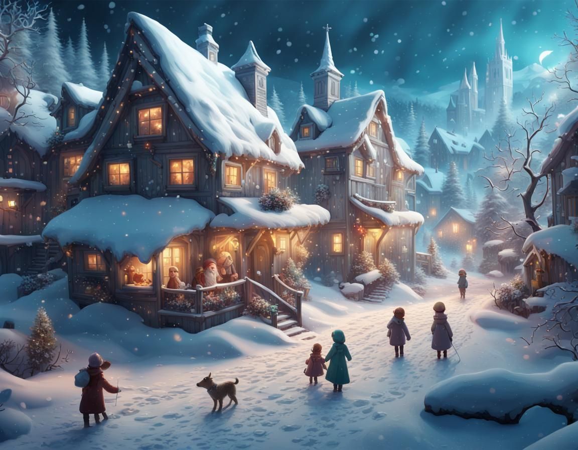 Winter Wonderland - AI Generated Artwork - NightCafe Creator