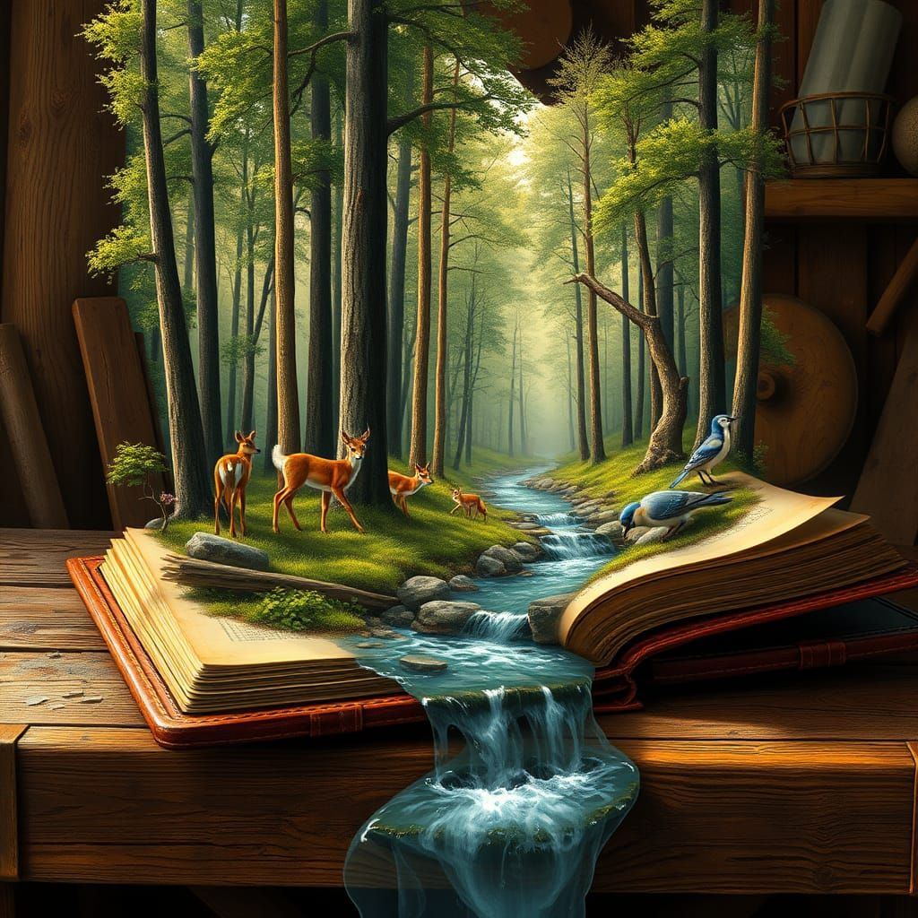 Bookish Scenery  by @DiscoKittie