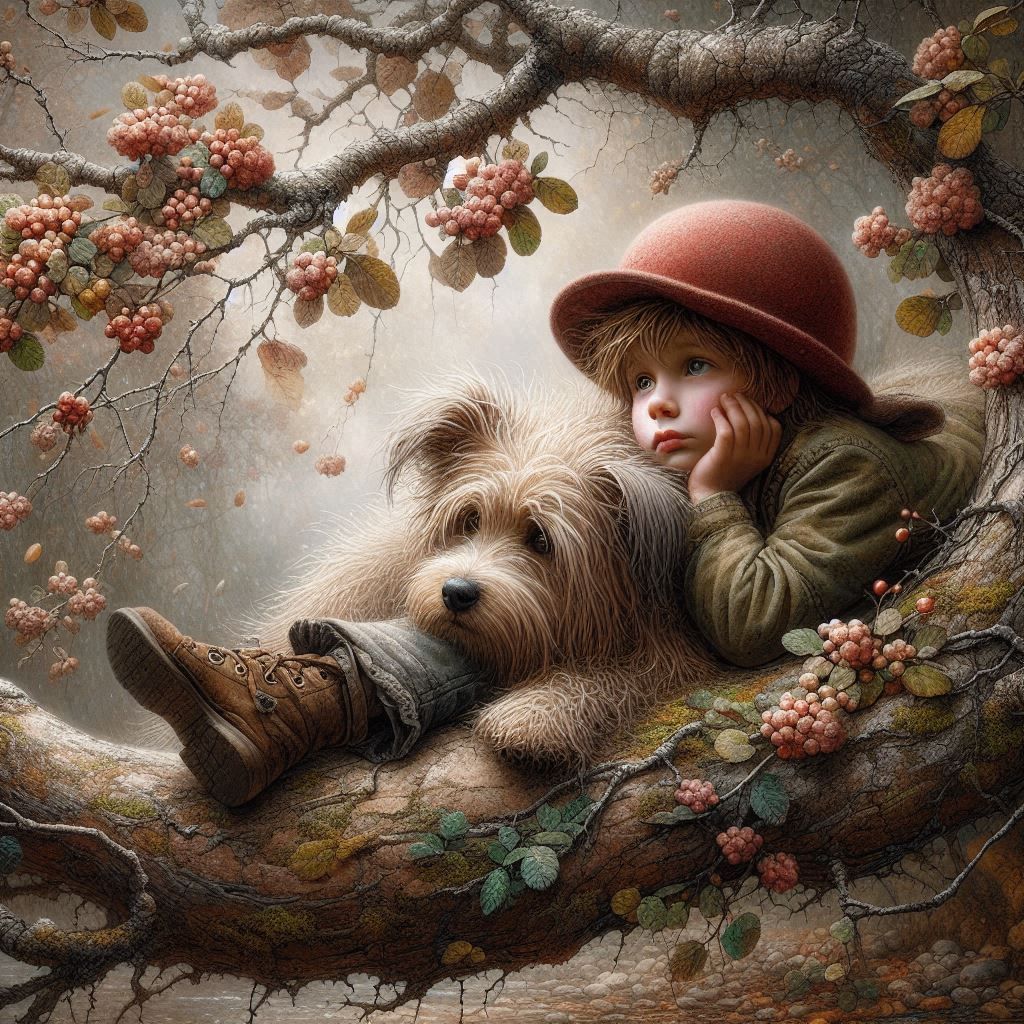 The Boy with his Scruffy Doggy 🐶🐶