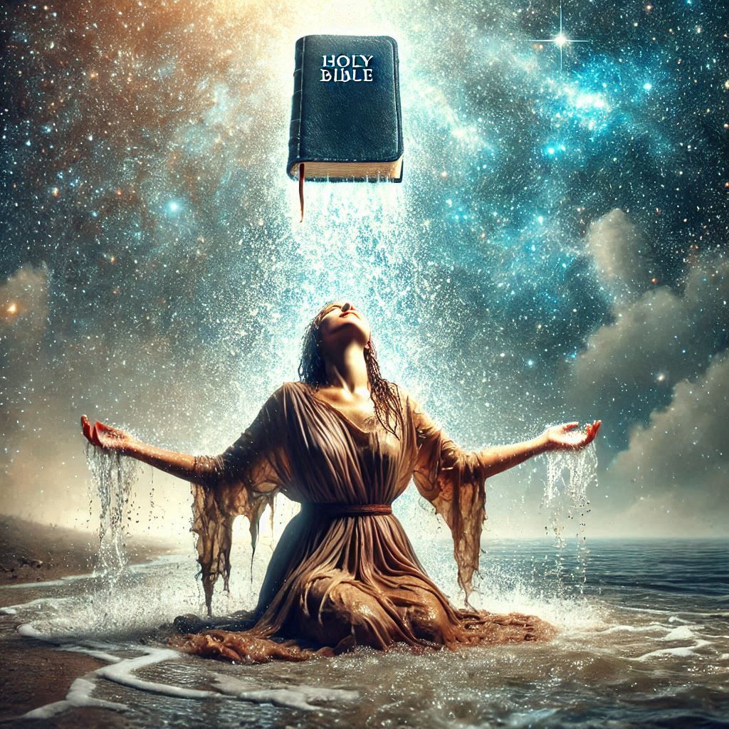 Having cleansed her by the washing of water with the word.   by @Morning Dawn