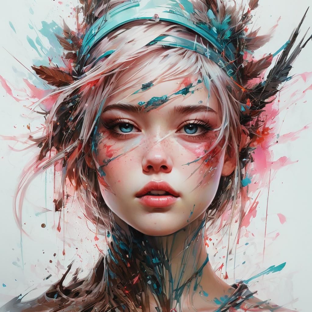concept art, Rossdraws, Carne Griffiths, ☹️🥀🌫️👗