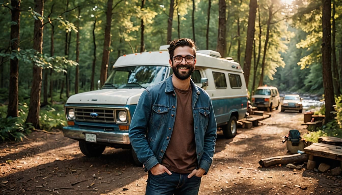 camping near the river