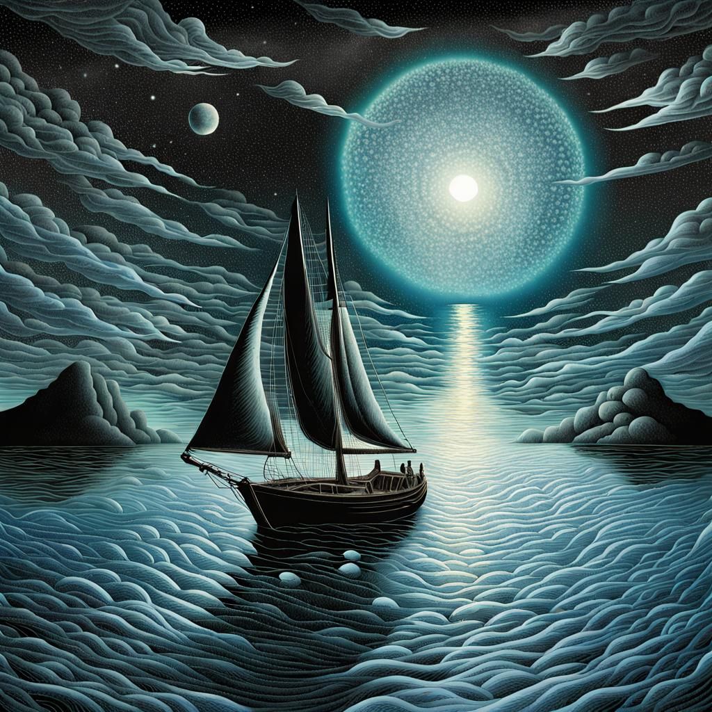 Sailing  by @Moonlightseeker