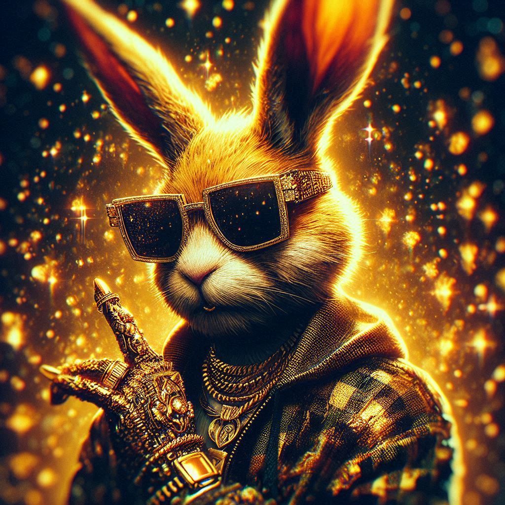 Hip-hopper, glam style