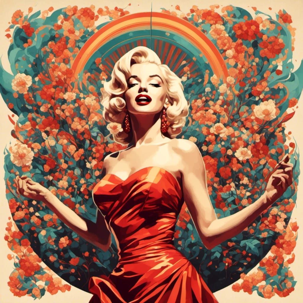 Marilyn Monroe - AI Generated Artwork - NightCafe Creator