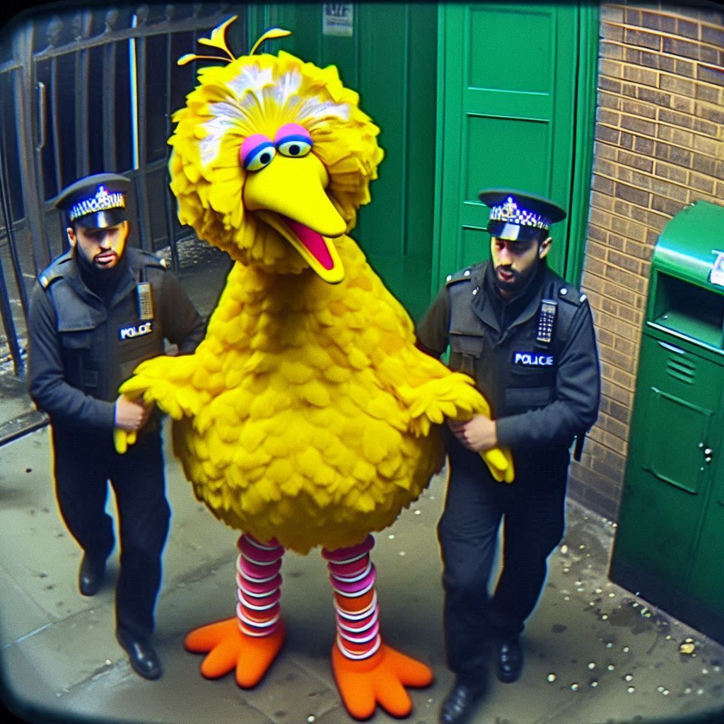 Big Bird In Trouble