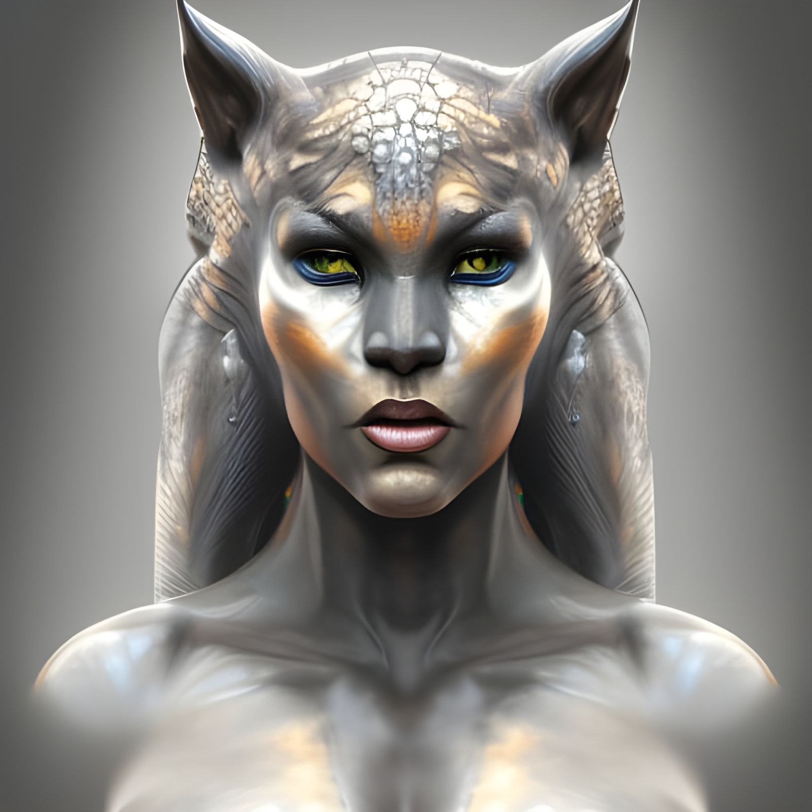 Panther Spirit Woman - AI Generated Artwork - NightCafe Creator