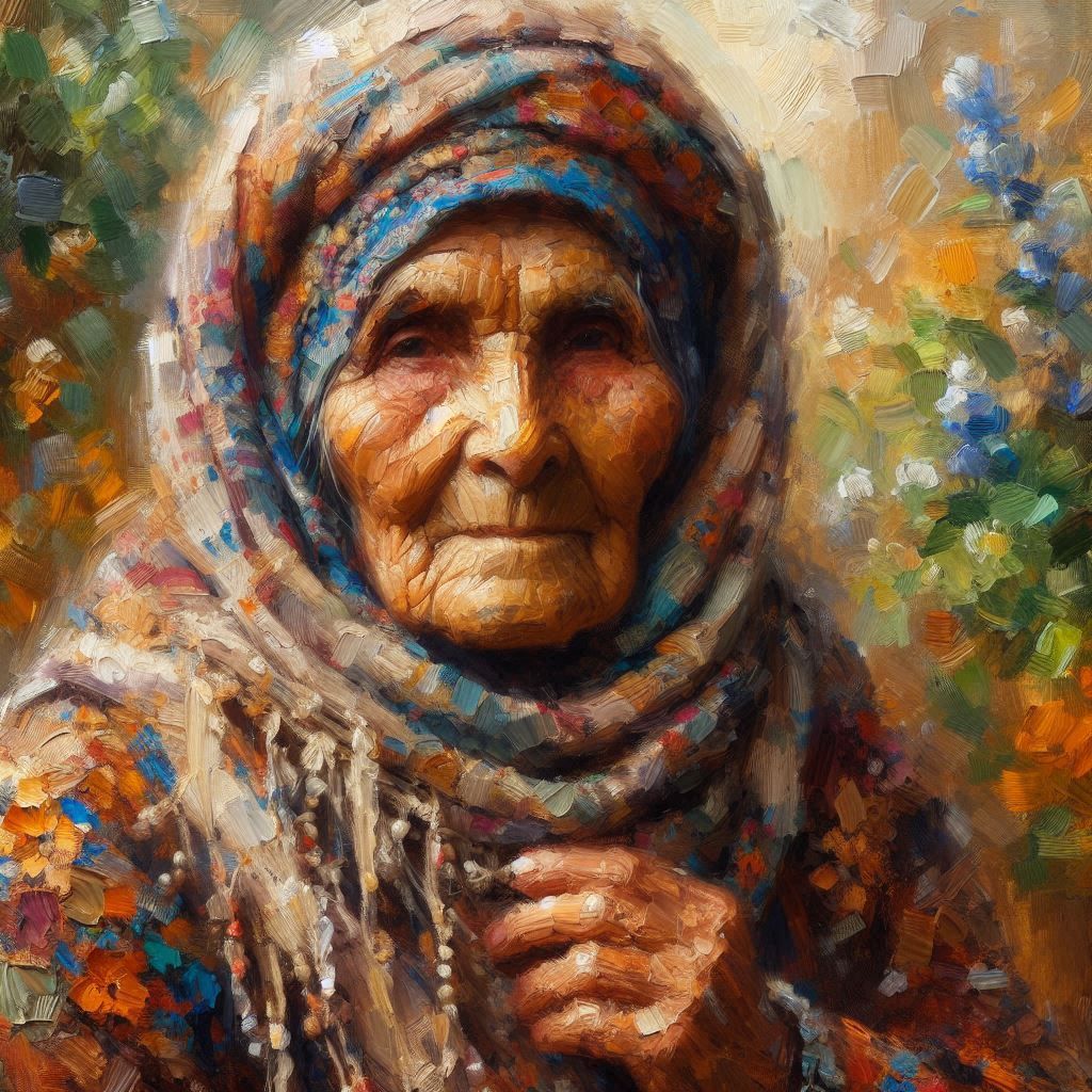 The old Romani woman