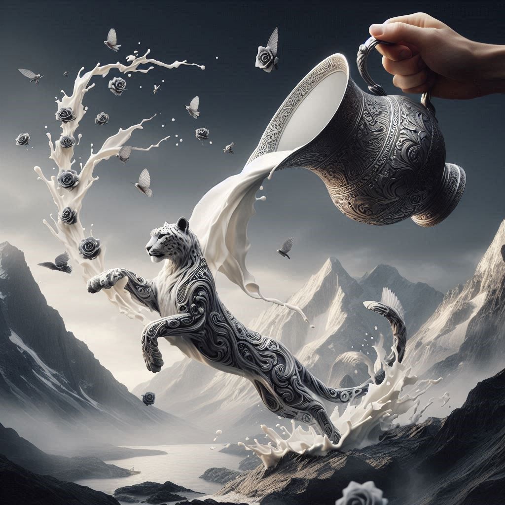 Milk snow leopard #3