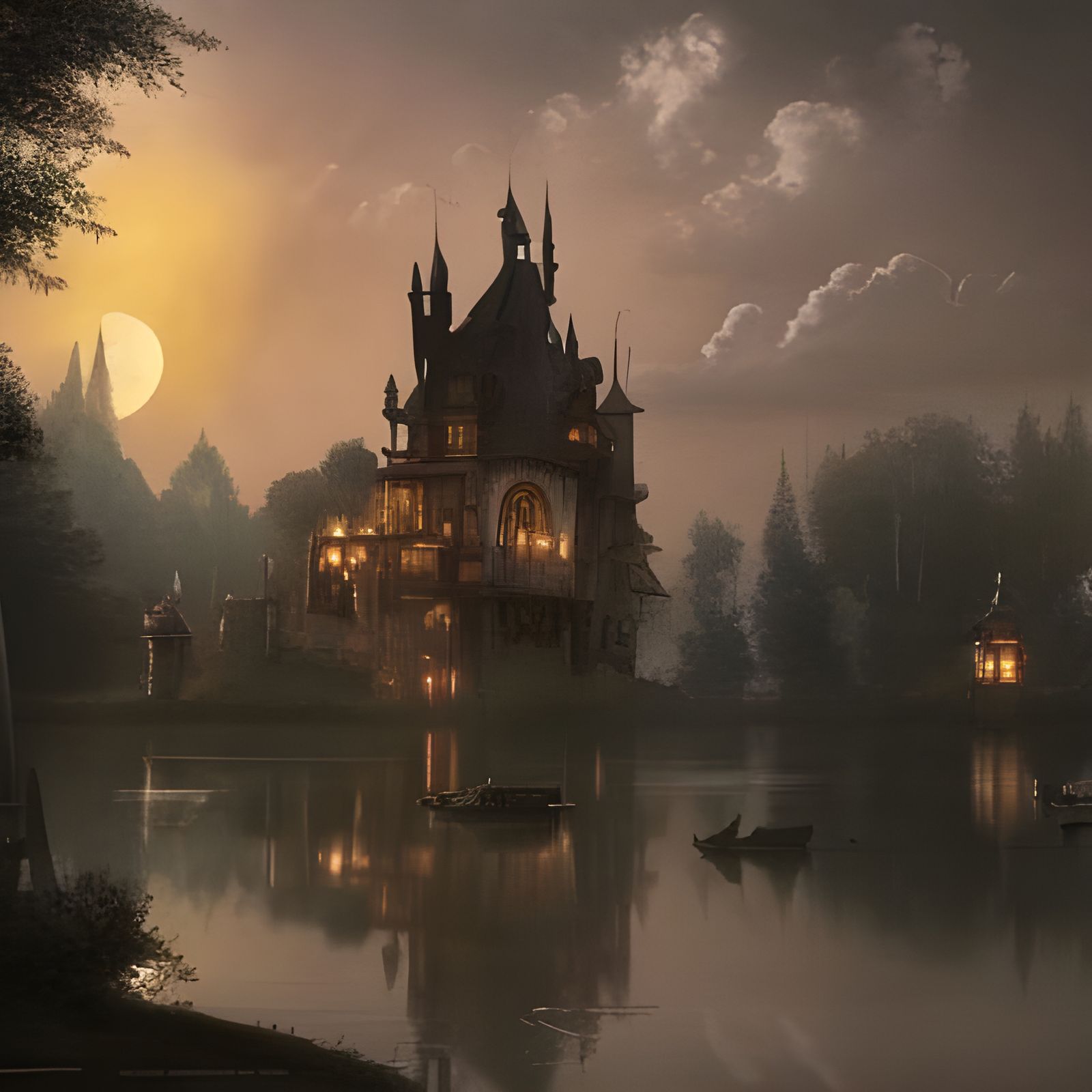 Evening at the lake