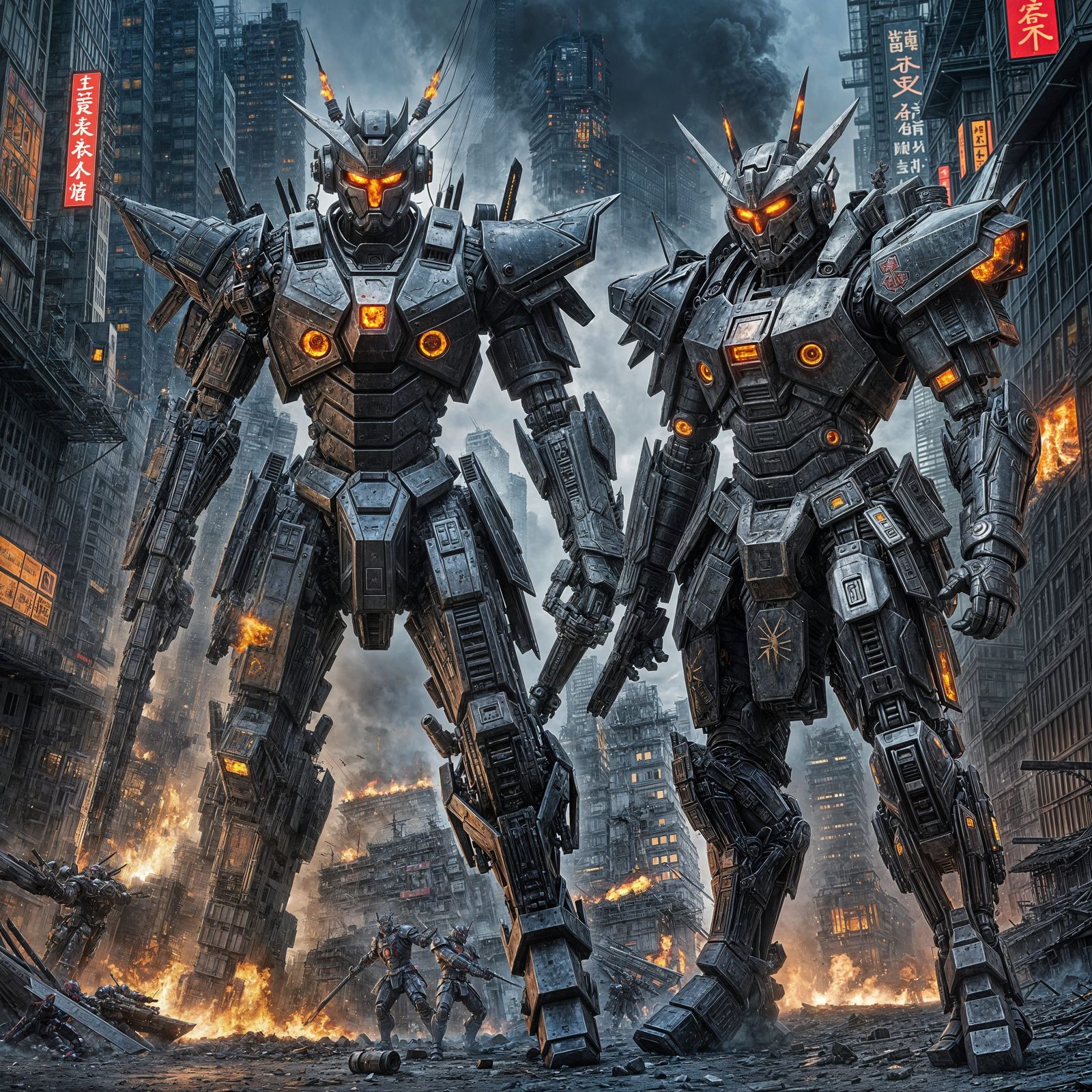 The battle for the city  by @Rachel