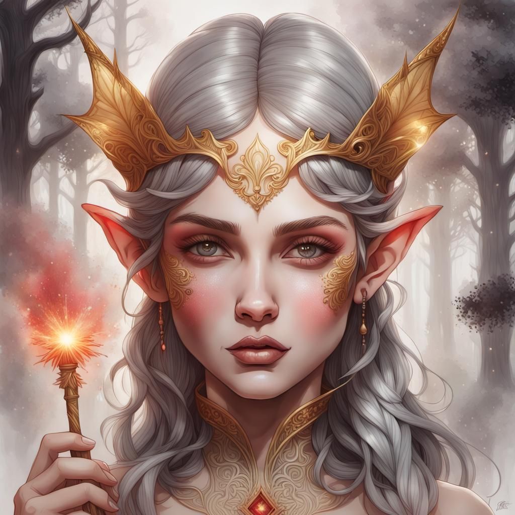 Misty Elf - AI Generated Artwork - NightCafe Creator