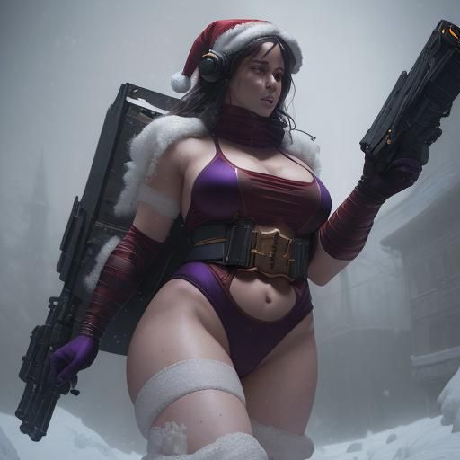 female santa claus