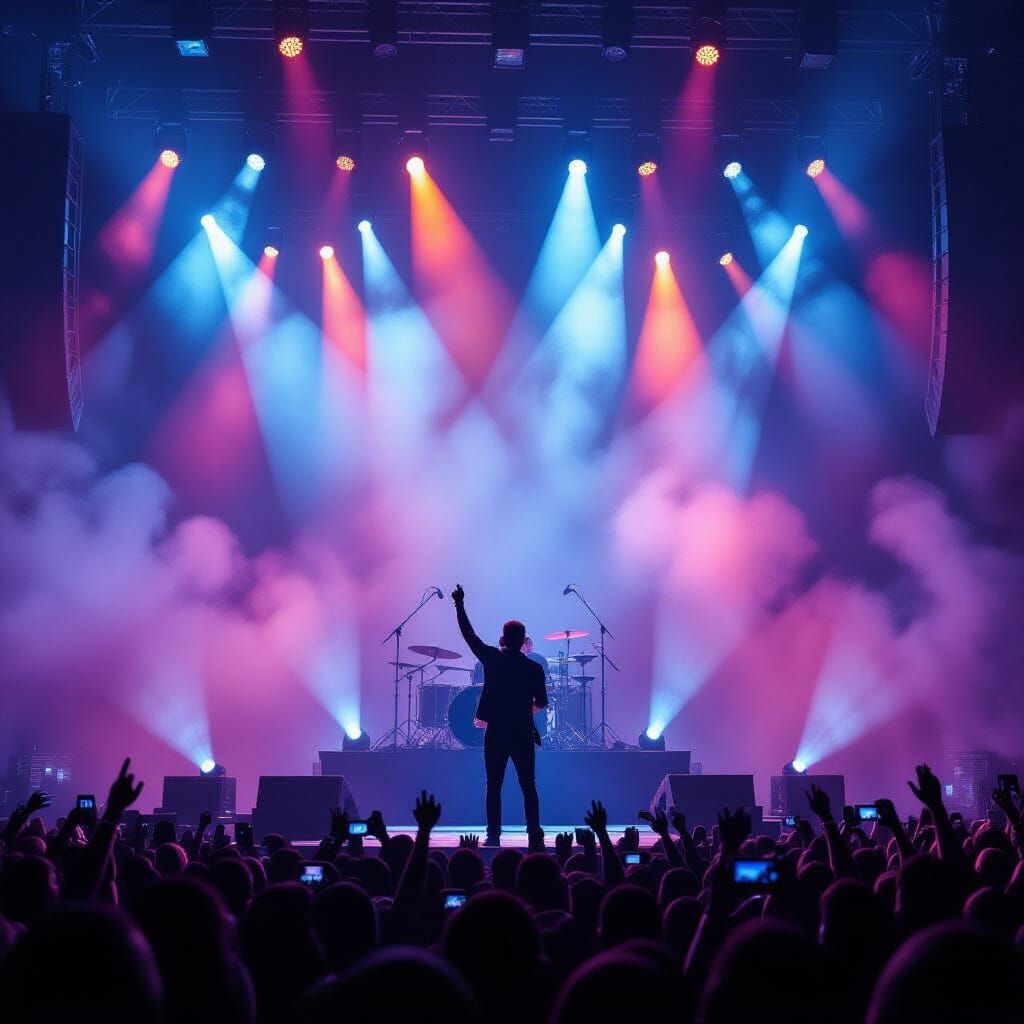 Omer Adam Performing Live to Huge Cheering Crowd