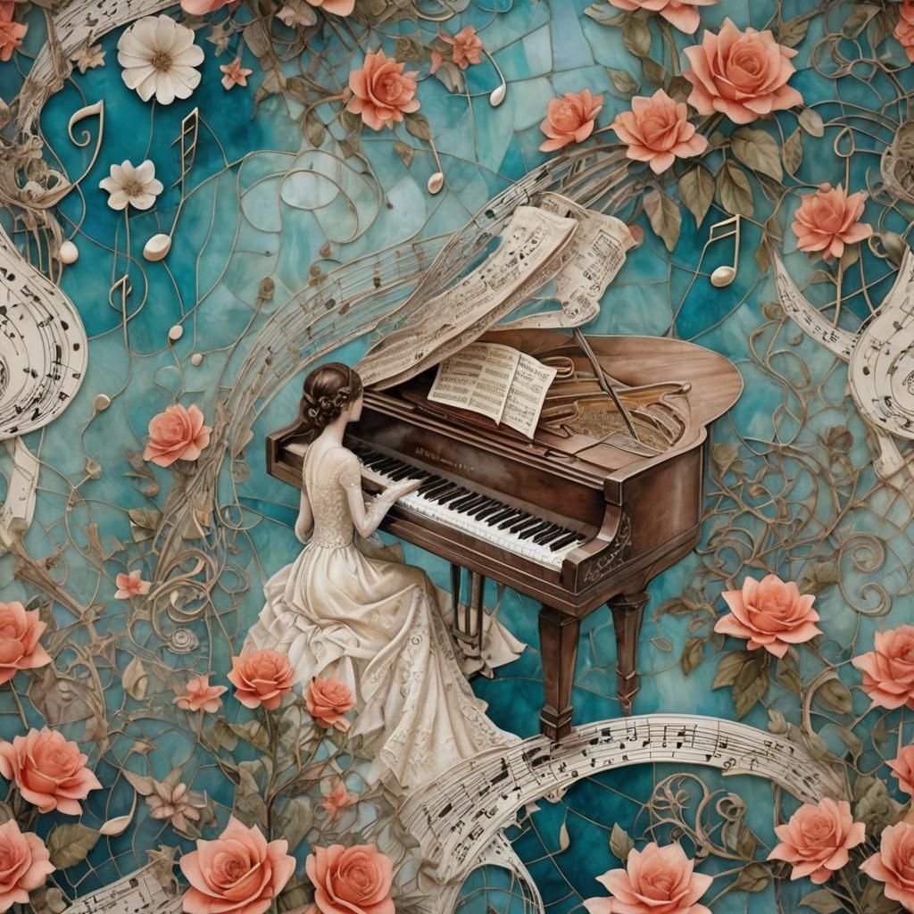 The beauty of music.  by @Twinwaffle