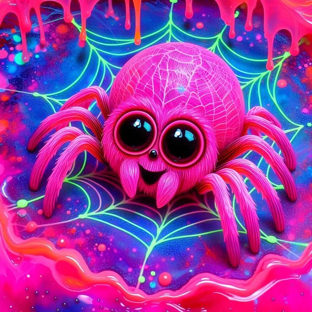 Welcome, come right in! (alien spider)