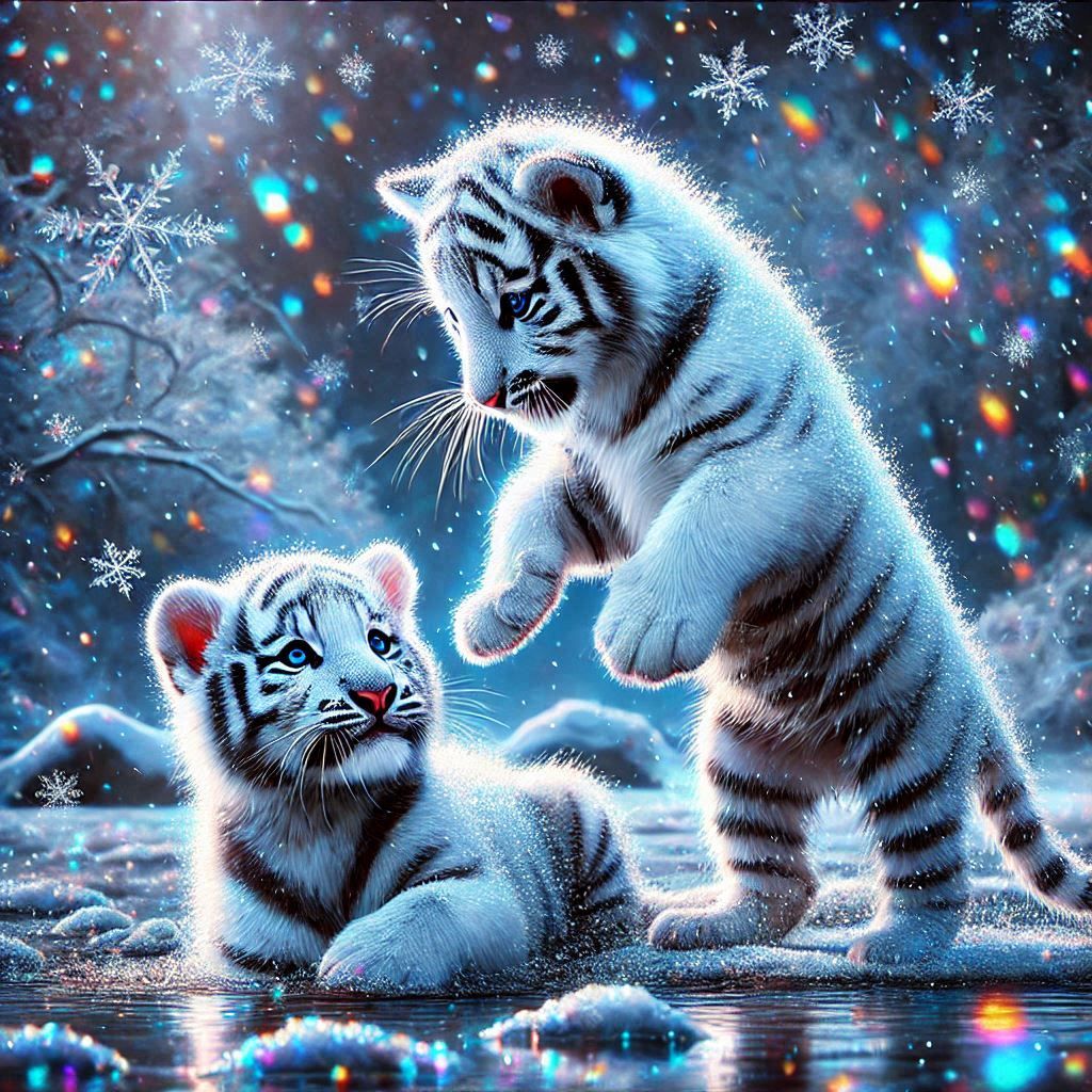 White Tiger Cubs