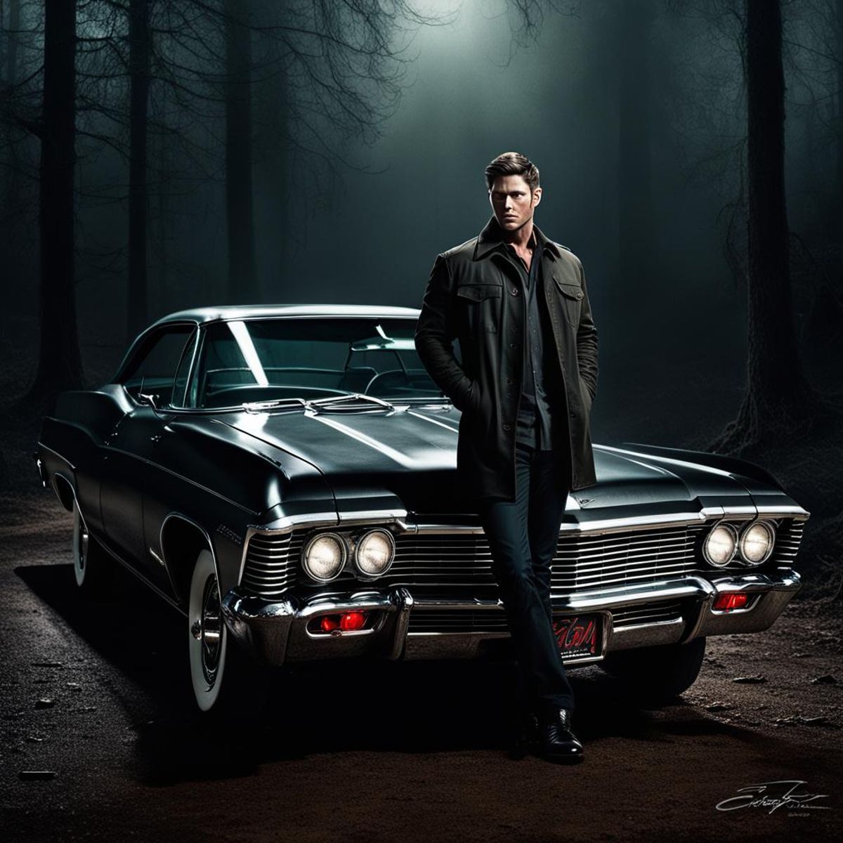 Supernatural: Jensen Ackles as Dean Winchester (series) - AI Generated ...