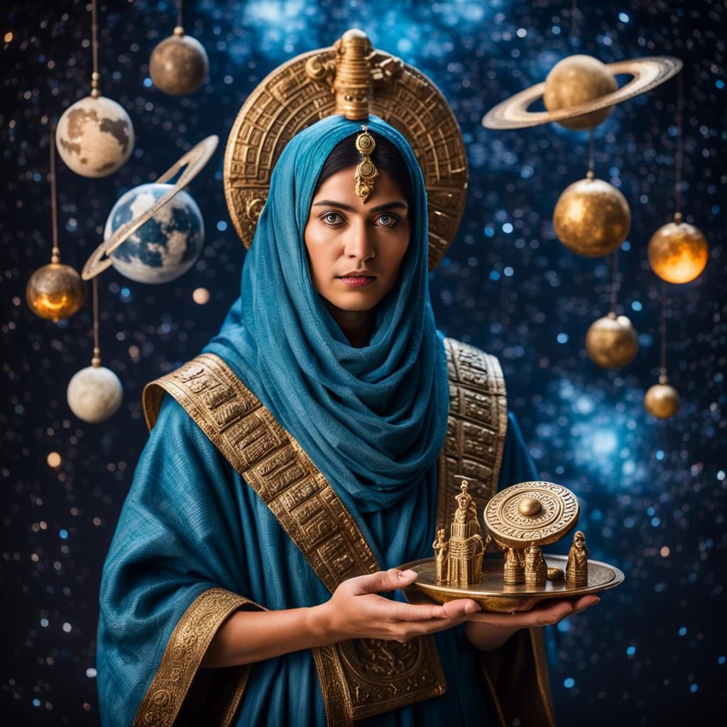 Anunnaki Inanna queen - AI Generated Artwork - NightCafe Creator