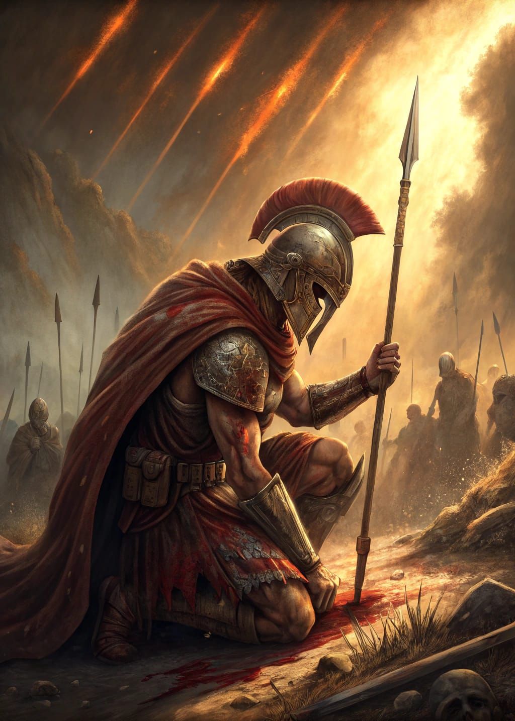 A battle-hardened Spartan warrior   by @RJC