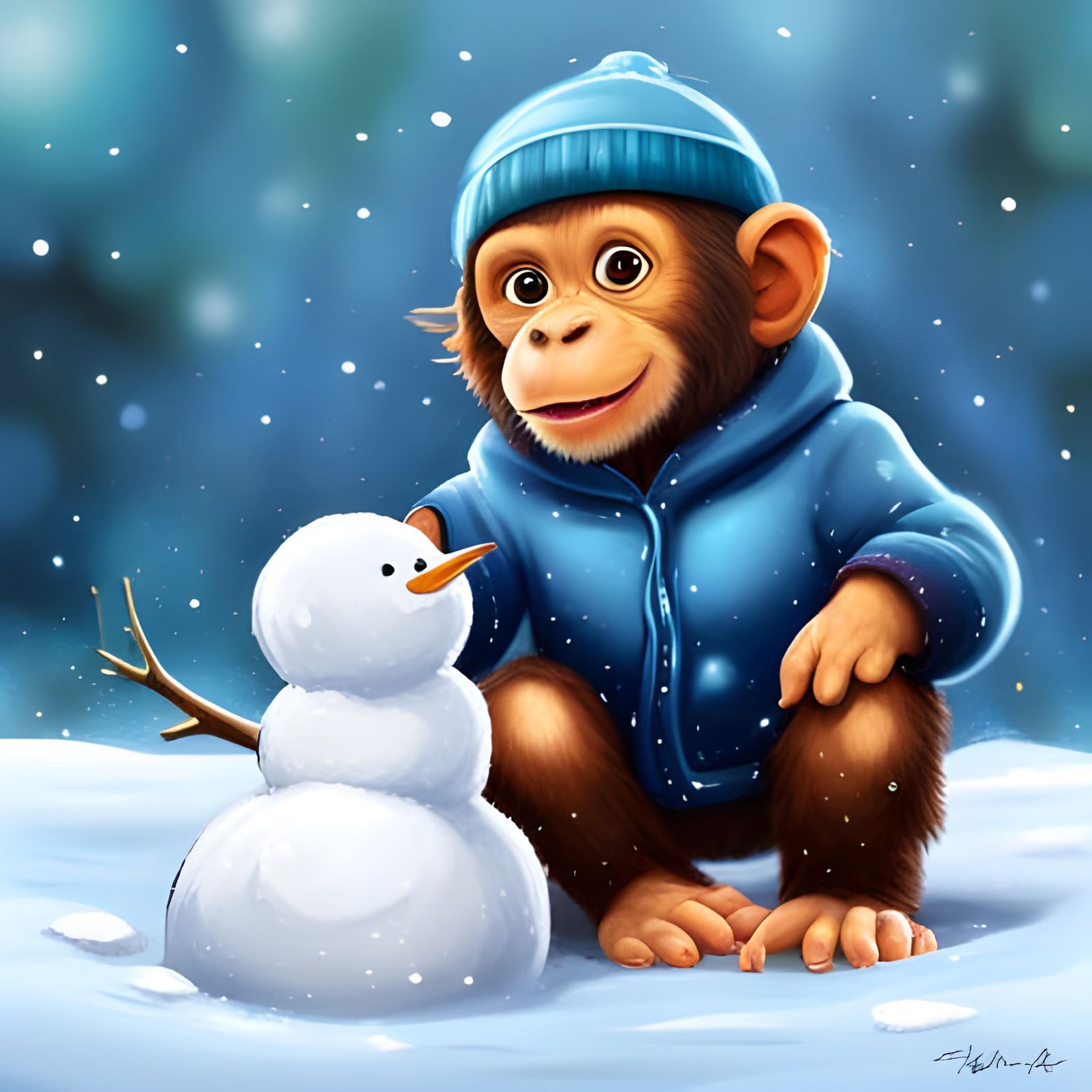 Do you wanna build a snowman...  by @Desislava