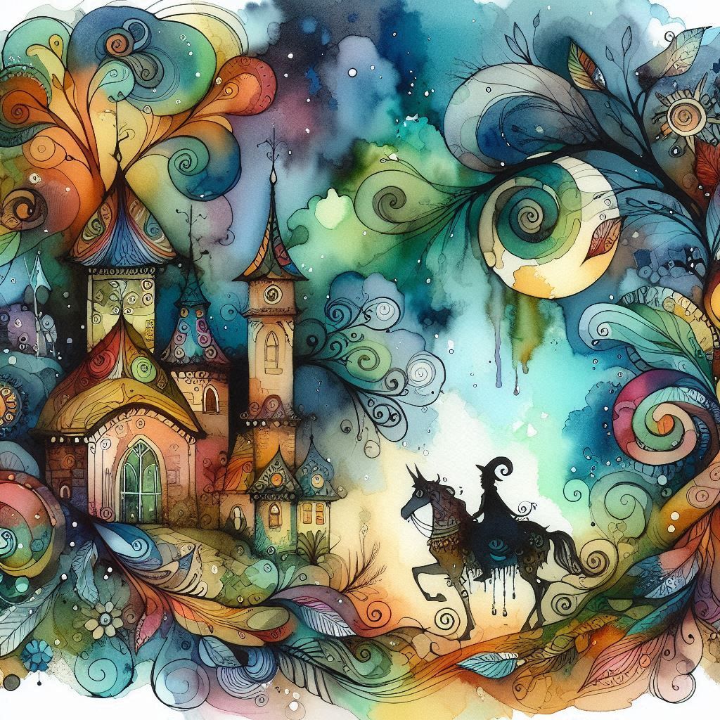 Once upon a time, Folk Art Style