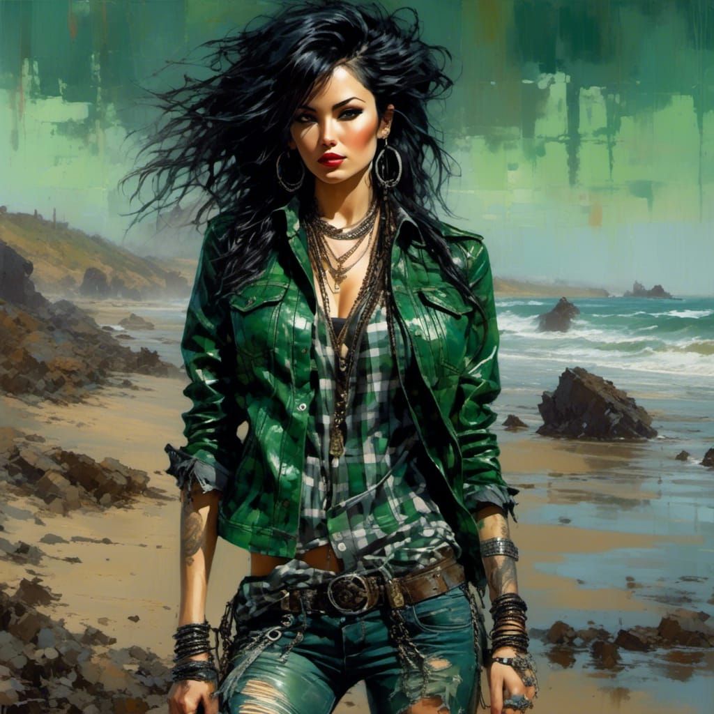 <lora:GrungePunkStyle:1.0>