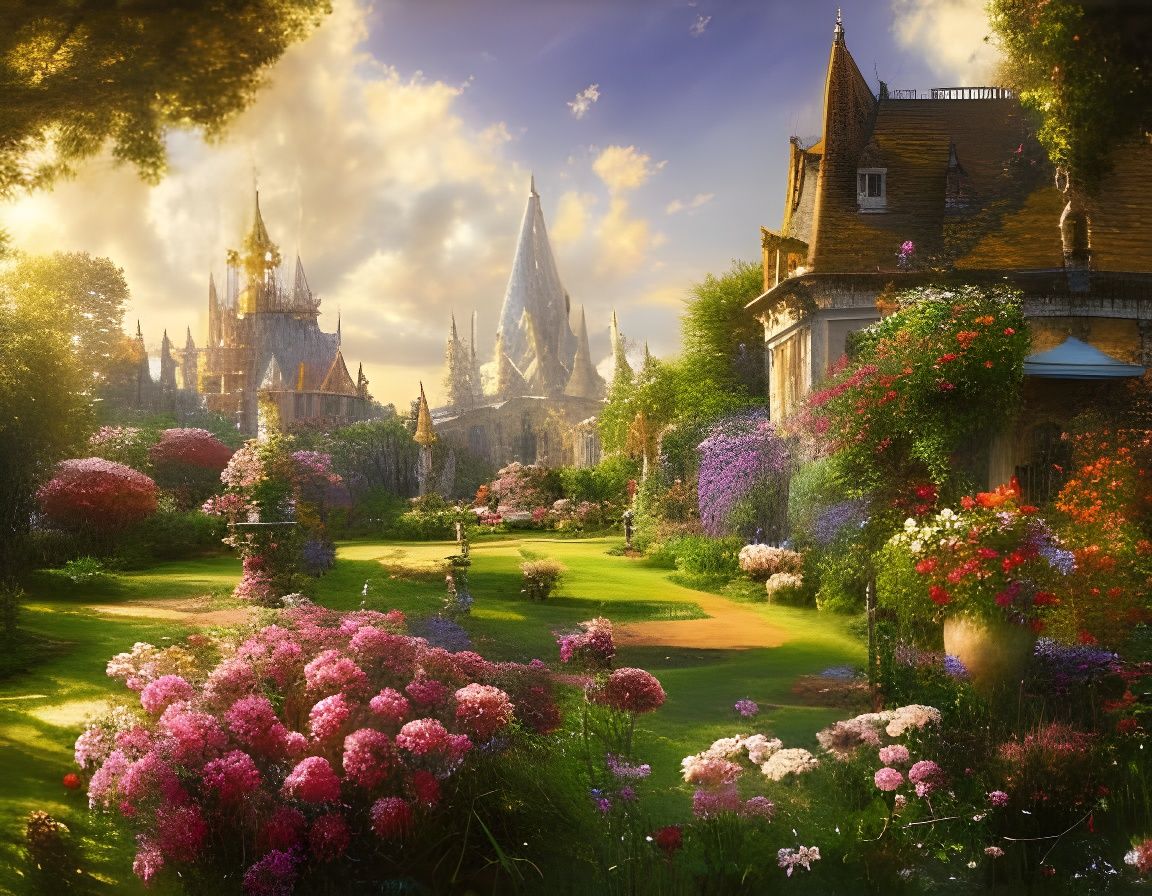 Stunning garden...  by @Abbessess